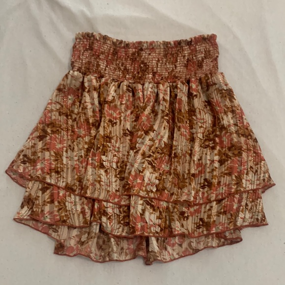 Multi Colored Molly Green High Waisted Skirt - Picture 1 of 3